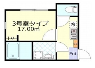 ディアマンテ北千住の物件間取画像